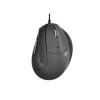 Bluestork Egér - M-W-ERGO (Ergonomic, 2.4G, 7200 DPI, optikai, fekete)