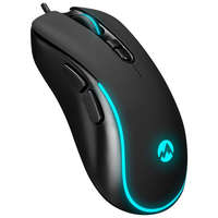 Everest Gamer Egér - SM-G58 X-HAMMER (7200 DPI, 7gomb, 1,5m harisnyázott kábel,optikai, fekete, RGB LED)
