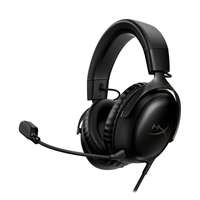 HyperX Fejhallgató - Cloud III (Vezetékes, USB-A/USB-C/3,5mm Jack, fekete/fekete)