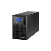 NJOY Szünetmentes 1000VA - Aten Pro 1000 (3 Schuko, USB/RS-232, On-line, szinuszhullám, generátor támogatás, Eco mód)
