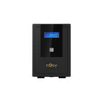 NJOY Szünetmentes 1500VA - Cadu 1500 (4 Schuko, line-interaktív, USB menedzsment, RJ11/45 vonalvédelem(1Gb/s), fekete)