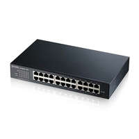 ZYXEL ZYXEL Switch 24x1000Mbps, Fémházas Menedzselhető (24 GbE port), GS1900-24E-EU0103F