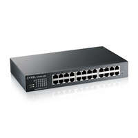 ZYXEL ZYXEL Switch 24x1000Mbps Fémházas Menedzselhető, Rackes (24GbE port), GS1915-24E-EU0101F