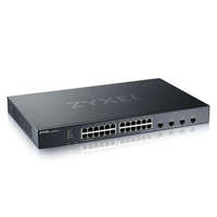 ZYXEL ZYXEL Switch 24x1000Mbps + 4x10G SFP+, Fémházas Menedzselhető, Rackes, XGS1935-28-EU0101F
