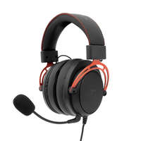 White Shark GH-2341B/R GORILLA gamer fejhallgató mikrofonnal - fekete/piros
