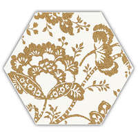 Paradyz My Way Shiny Lines Gold Hexagon Inserto C 19,8x17,1