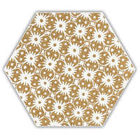 Paradyz My Way Shiny Lines Gold Hexagon Inserto D 19,8x17,1