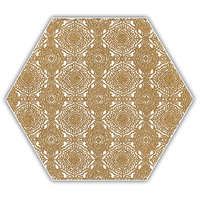  Paradyz My Way Shiny Lines Gold Hexagon Inserto E 19,8x17,1