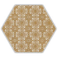 Paradyz My Way Shiny Lines Gold Hexagon Inserto E 19,8x17,1