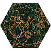 Paradyz My Way Urban Colours Green Inserto Heksagon C 19,8x17,1 Decor