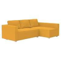 Bútorhuzatok.hu Manstad kanapé huzat jobb oldali ágyneműtartóval - Hanna sárga