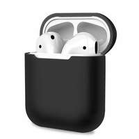 OEM Apple Airpods 1 / 2 szilikon tok fekete