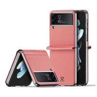 OEM Samsung Galaxy Z Flip 4 felfele nyíló könyv tok Dux Ducis Bril rózsaszín