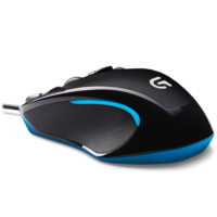 Logitech Mouse Logitech G300s Gamer - Fekete