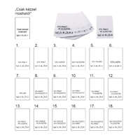 Mosási kresz nyomott bevarrható ruhacímke