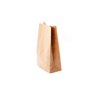Talpas papírtasak 10,5x27 cm (6,5 cm talp és oldalredő), natúr