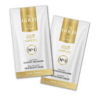 Stella Zrt. Golden Green Nature 24K Gold Lehúzható Alginát Arcmaszk 10g+30ml oldat