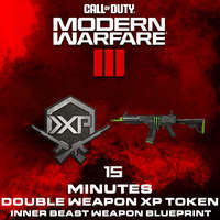 Activision Call of Duty: Modern Warfare III - Inner Beast Weapon Blueprint + 15 Minutes Double Weapon XP Token (DLC) (Digitális kulcs - PC/PlayStation 4/PlayStation 5/Xbox One/Xbox Series X/S)