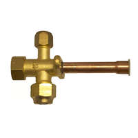 Klíma elzárószelep 3/8" csőhöz, 3-as