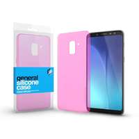 XPRO Xprotector Szilikon tok Case Pink ultra vékony 0.33 mm Samsung A8 2018 készülékhez