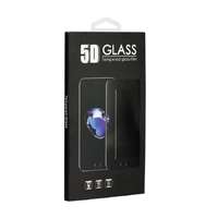 Utángyártott Apple iPhone X, 5D Full Glue hajlított tempered glass kijelzővédő üvegfólia, átlátszó