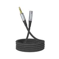 Hoco Hoco 3.5mm audio hosszabbító kábel apa / anya kábel, 1m, fekete