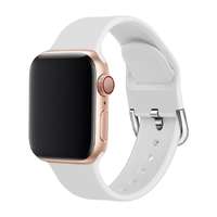 Phoner Phoner Clasp Apple Watch csatos szilikon szíj, 49/45/44/42mm, fehér