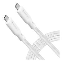 Spigen Spigen Essential C11C1 USB-C/USB-C adatkábel (1,5m), fehér