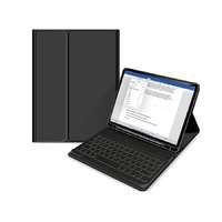 Tech-Protect Apple iPad Air 4 (2020)/iPad Air 5 (2022) 10.9 tablet tok (Smart Case) on/off funkcióval, Apple Pencil tartóval, billentyűzettel - Tech-Protect - black (ECO csomagolás)