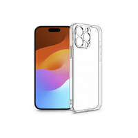 Haffner Apple iPhone 15 Pro szilikon hátlap - Clear Case - átlátszó