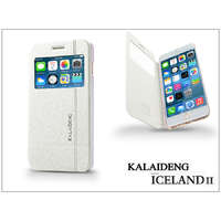 Kalaideng Apple iPhone 6 Plus flipes tok - Kalaideng Iceland 2 Series View Cover - fehér