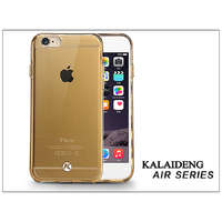 Kalaideng Apple iPhone 6 Plus szilikon hátlap üveg képernyővédó fóliával - Kalaideng Air Series - arany