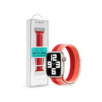 Devia Apple Watch szövet sport szíj - Devia Nylon Woven Braided Adjustable two-tone Watch Loop - 38/40/41 mm - peony