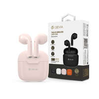 Devia Devia TWS Bluetooth sztereó headset v5.3 + töltőtok - Devia TWS-K1 Wireless Earphone with Charging Case - rózsaszín