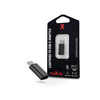 Maxlife Maxlife Lightning - USB Type-C adapter - Maxlife Lightning To USB-C Adapter - 2A - fekete
