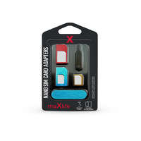 Maxlife Maxlife Nano és Micro SIM-kártya adapter (3 in 1) kiszedő szerszámmal