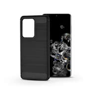 Haffner Samsung G988F Galaxy S20 Ultra szilikon hátlap - Carbon - fekete