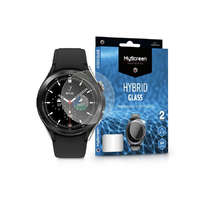 MyScreen Protector Samsung Galaxy Watch 4 Classic (42 mm) rugalmas üveg képernyővédő fólia - MyScreen Protector Hybrid Glass - 2 db/csomag - átlátszó