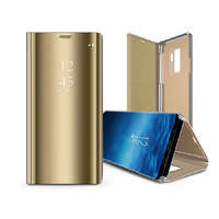 Haffner Smart Clear View oldalra nyíló flipes tok - Samsung SM-S911 Galaxy S23 - arany