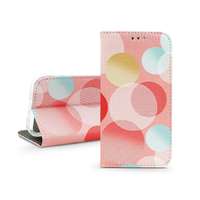 Haffner Smart Trendy Book Flip bőrtok - Apple iPhone 14 Pro - pastel circual