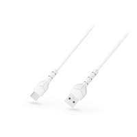 Devia Devia USB - USB Type-C adat- és töltőkábel 1 m-es vezetékkel - Devia Kintone Cable V2 Series for Type-C - 5V/2.1A - fehér - ECO csomagolás