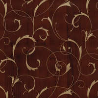 Gekkofix Scroll overprint brown gold barna arany intarziás öntapadós tapéta 45cmx2m