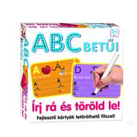 Dohány Toys ABC betűi - Írj rá és töröld le! Fejlesztő kártyák letörölhető filccel