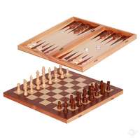 Fakopáncs Sakk + Backgammon kicsi 26 cm