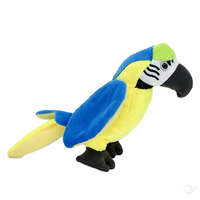 Bear Toys Plüss papagáj kék-sárga 15cm
