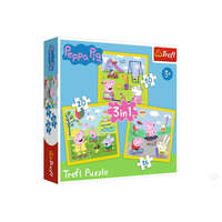 Trefl Trefl: Peppa malac - Játékidő - 3 az 1-ben (20, 36, 50 db-os) puzzle