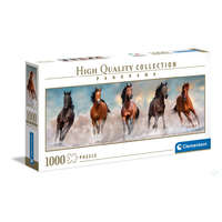 Clementoni 1000 db-os High Quality Collection Panoráma puzzle - Vágtázó lovak