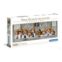 Clementoni 1000 db-os High Quality Collection Panoráma puzzle - Beagle kiskutyák