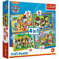 Trefl Trefl: Mancs őrjárat vakáción 4 az 1-ben puzzle - 35, 48, 54, 70 darabos