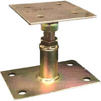 OSZLOPTARTÓ LAP 85*85MM HORG TALPAS M16 60MM MAGASSÁGÁLLÍTÁS
